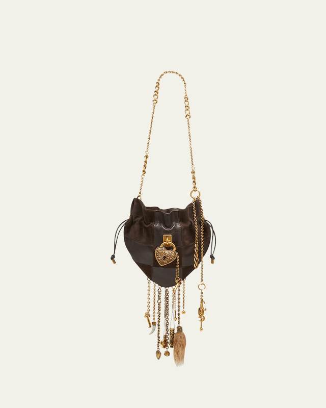 Chateau Treasures Crossbody Bag in Patchwork Leather